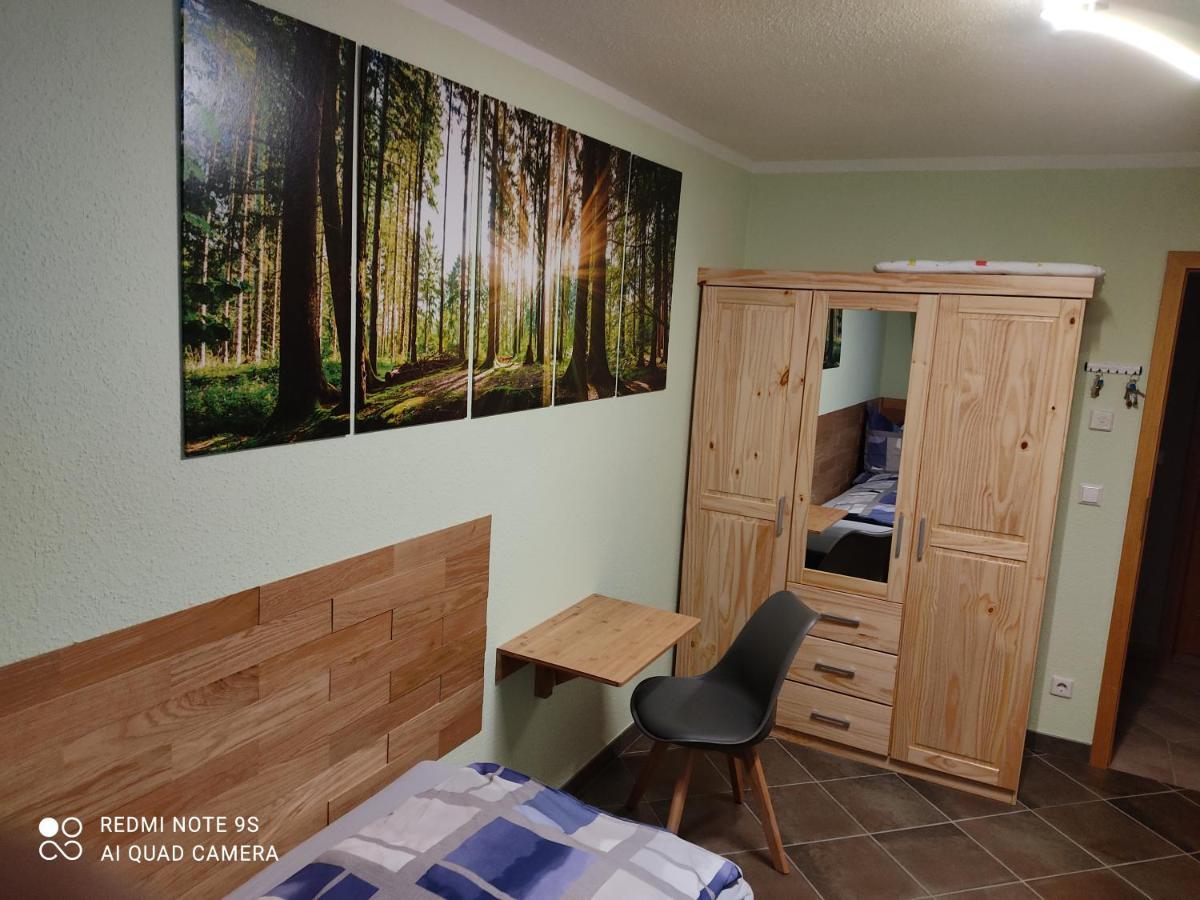 Grosszuegige Ferienwohnung Am Waldesrand Im Seenland Lauta Kültér fotó
