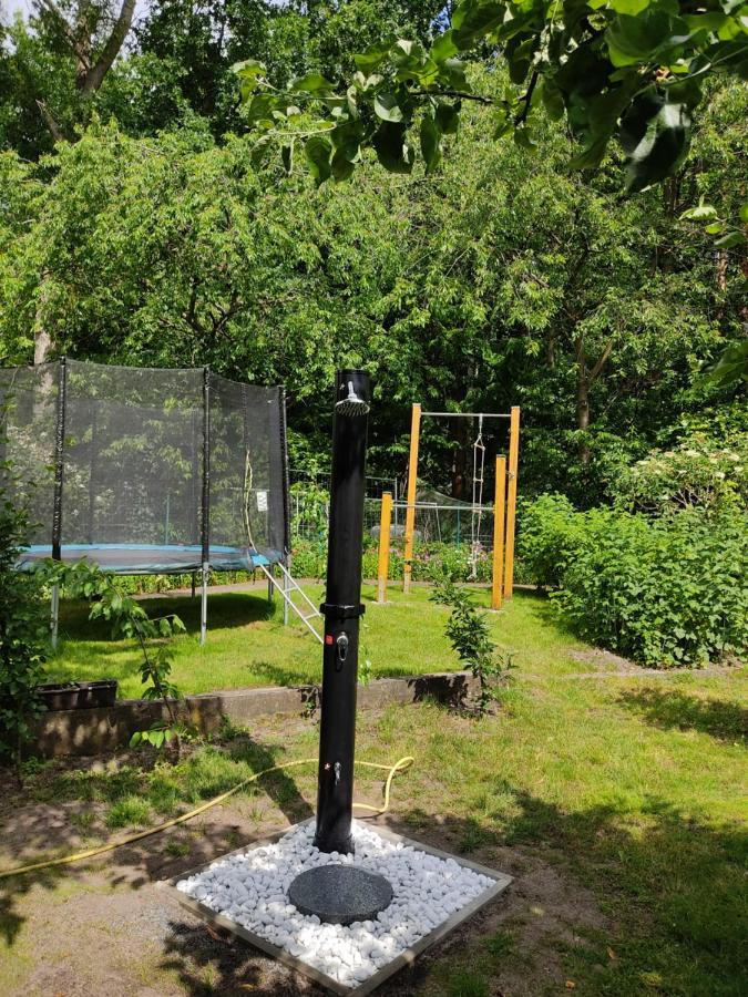 Grosszuegige Ferienwohnung Am Waldesrand Im Seenland Lauta Kültér fotó